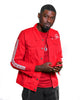 Red FNM Denim Jacket